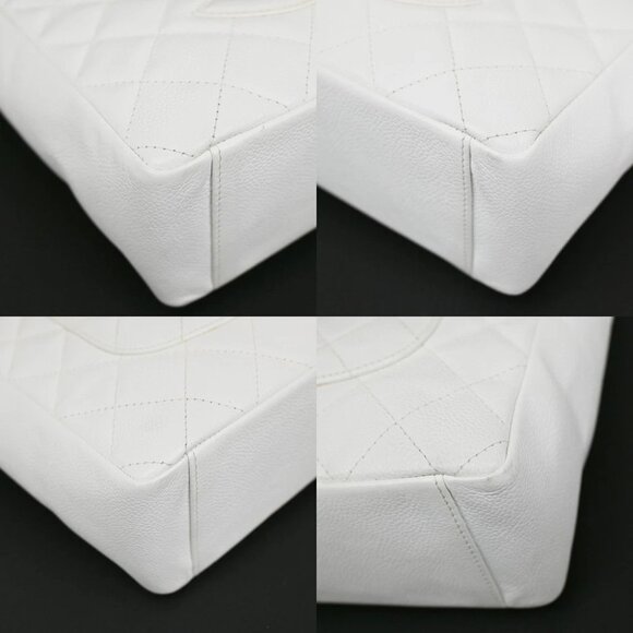 CHANEL CC Logo PST Chain Shoulder Bag Grained Calfskin Leather WE GHW 620RL281 - Picture 11 of 16